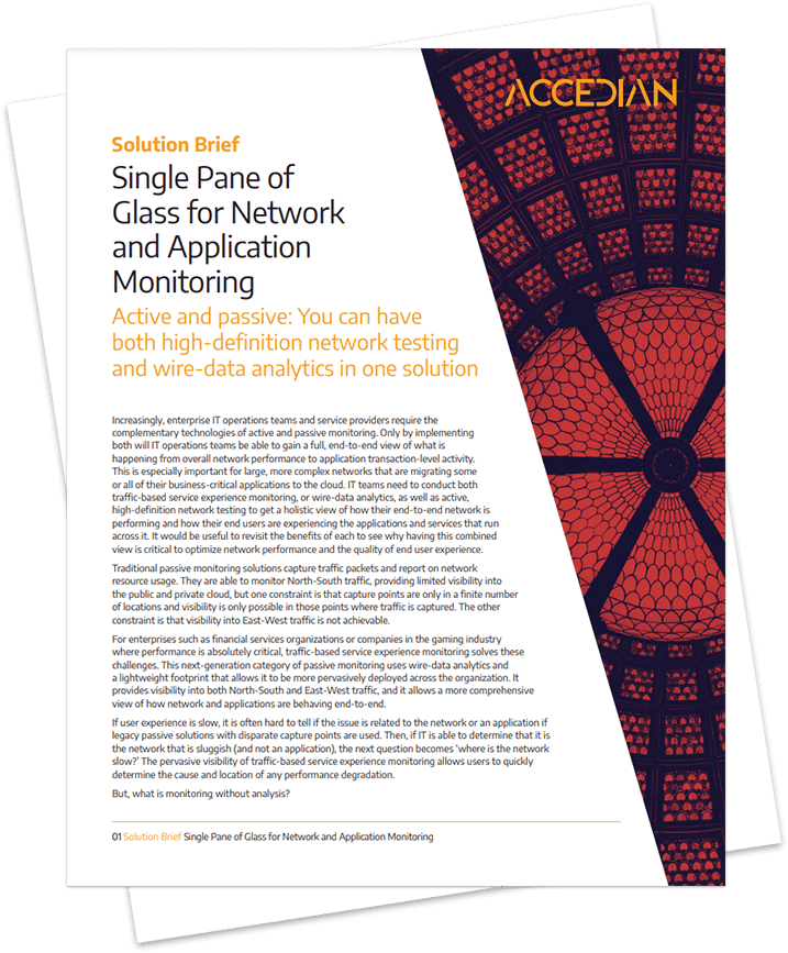 Single Pane of Glass For NAPM